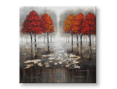 Картини за стена ДЪРВЕТА 1 част 70x70 cm CFAZH5184E1