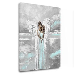 Ангелски картини върху платно Небесна прегръдка