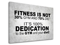 Мотивациона пана за стена Fitness is not