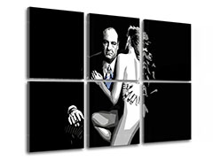 Най-големите мафиоти на платно Sopranos - Tony Soprano с гола жена