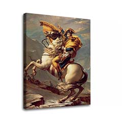 Картини на платно Jacques-Louis David - Napoleon Crossing the Alps