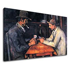 Картини на платно Paul Cézanne - The Card Players