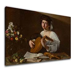 Картини на платно Michelangelo Caravaggio - The Lute Player