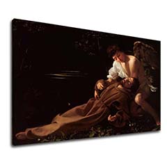 Картини на платно Michelangelo Caravaggio - Saint Francis of Assisi in Ecstasy