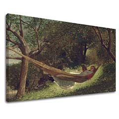 Картини на платно Winslow Homer - Girl in the Hammock