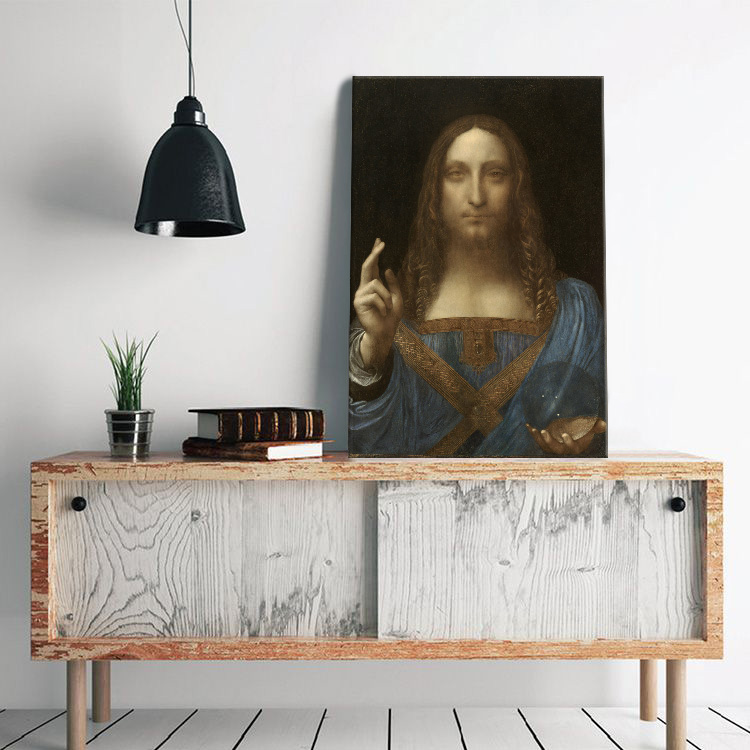 Картини на платно Leonardo da Vinci - Salvator Mundi