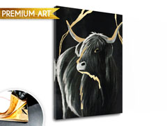 Пана за стена PREMIUM ART - Черен бик