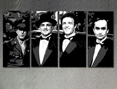 Картини за стена Pop Art Corleone Family 4 части