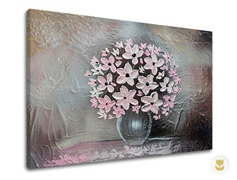 Авторска репродукция върху платно FLOWERS XOBAM019E1