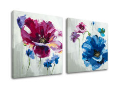 Авторска репродукция върху платно FLOWERS XOBAM033E2