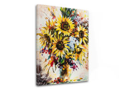 Авторска репродукция върху платно FLOWERS XOBFB009E1