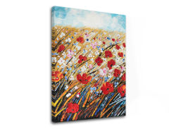 Авторска репродукция върху платно FLOWERS XOBFB189E1