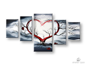 Авторска репродукция върху платно LOVE XOBDO091D5