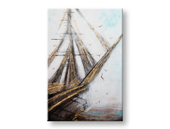 Боядисана картина за стена ABSTRAKT 1 част CWF1099WE1 - 60x90 cm
