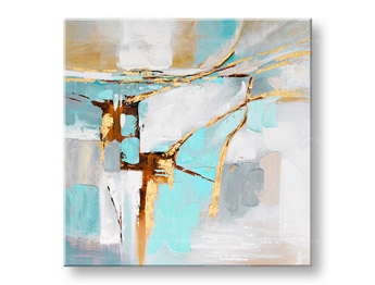 Боядисана картина за стена ABSTRAKT 1 част CWF11044W1E1 - 70x70 cm