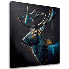 Декоративна живопис върху платно - PREMIUM ART - Peaceful Forest Guardian | 100x100 cm