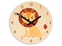 Детски стенен часовник Lion