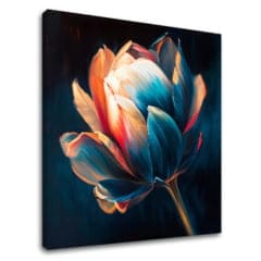 Дизайнерска декорация върху платно Събуждане на красотата | 100x100 cm