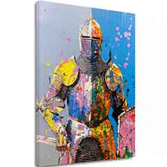 Изображение GRAFFITI KNIGHT | Италианско платно
