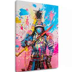 Изображение SAMURAI SPIRIT върху платно | Рисувана структура