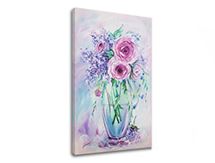 Изображението на платно FLOWERS 1 част XOBAM056E1