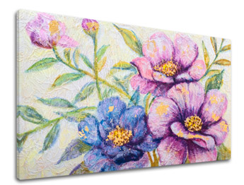 Изображението на платно FLOWERS 1 част XOBCHZH6287E1