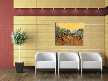 Изображението на платно OLIVES - Vincent van Gogh REP105