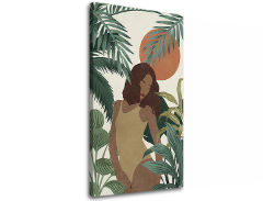 Изображението на платното WOMAN IN NATURE 001