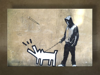 Изображението върху платно 1 брой Street ART - Banksy