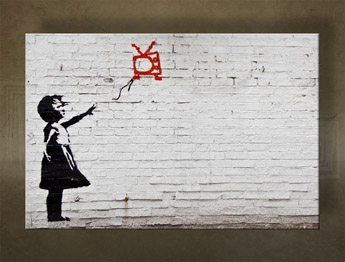 Изображението върху платно 1 брой Street ART - Banksy