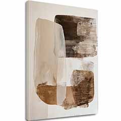 Изображението върху платно Beige Harmony - Modern Abstract