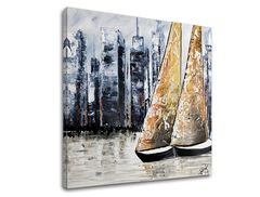 Изображението върху платно CITY 1 част XOBFB547E1 Отстъпка 60% 80X80 cm