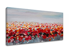 Изображението върху платно FLOWERS 1 част XOBCH1897WE1