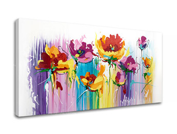 Изображението върху платно FLOWERS 1 част XOBFB103E1