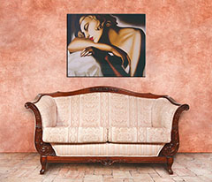 Изображението върху платно SPIACA - Tamara de Lempicka REP061