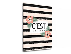 Картина за стена с текст C est la vie