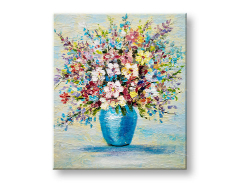 Картина за стена ЦВЕТЯ ВЪВ ВАЗА 1 част 60x70 cm YOBCFAZH6215E1 | различни размери