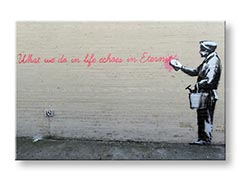 Пана за стена Banksy 1 част BA019O1