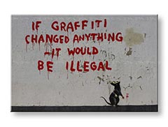 Пана за стена Banksy 1 част BA022O1
