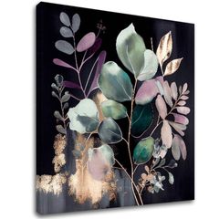 Модерни картини върху платно - Jungle's Emerald Symphony | 100x100 cm