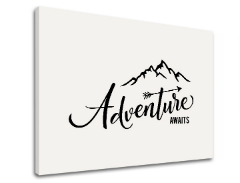 Мотивационна картина за стена Adventure awaits_002