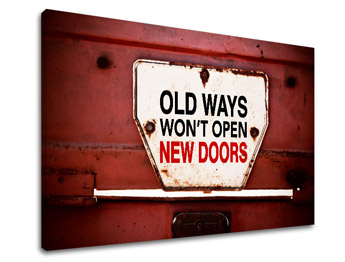 Мотивационно изкуство за стена Old ways_001