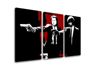 Отпечатана POP Art картина Pulp Fiction 3 части pulp5