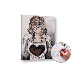 Paint by Numbers ANGEL - ниска трудност