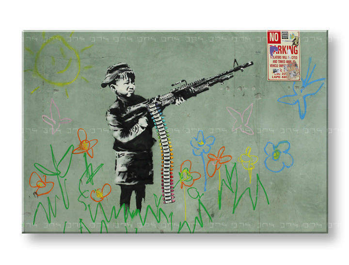 Пана за стена Banksy 1 част BA030O1