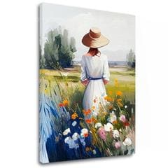 Пейзаж върху платно Откриване на тишината в природата | 40x50 cm