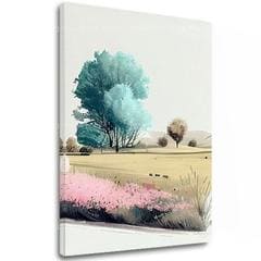 Пейзаж върху платно Творчество с пастел в природата | 40x50 cm