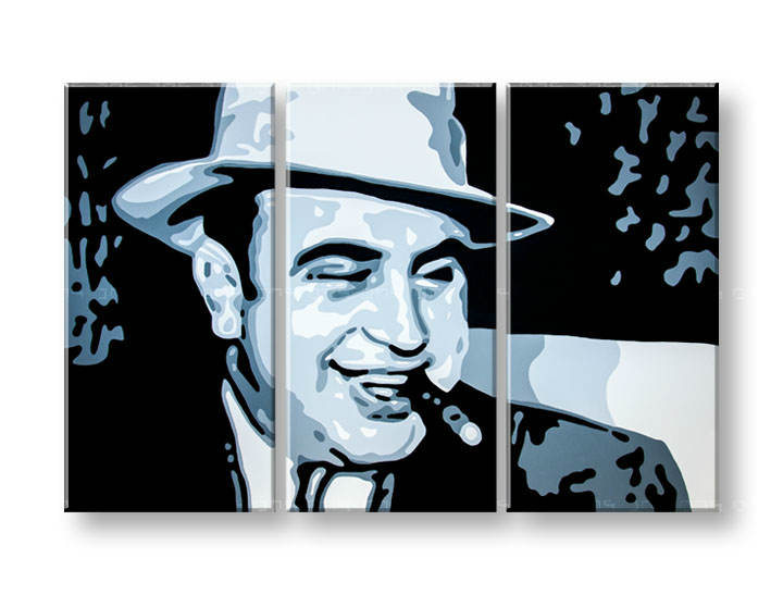 Картини за стена Pop Art AL CAPONE 3 части 