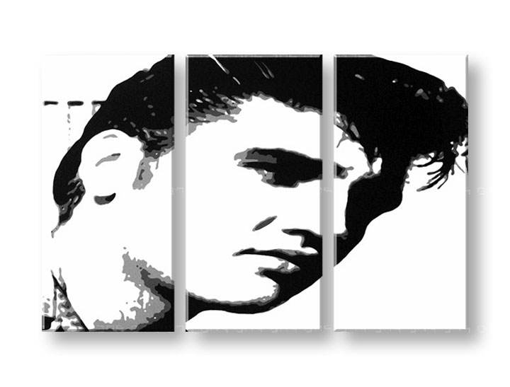 Картини за стена Pop Art ELVIS 3 части 