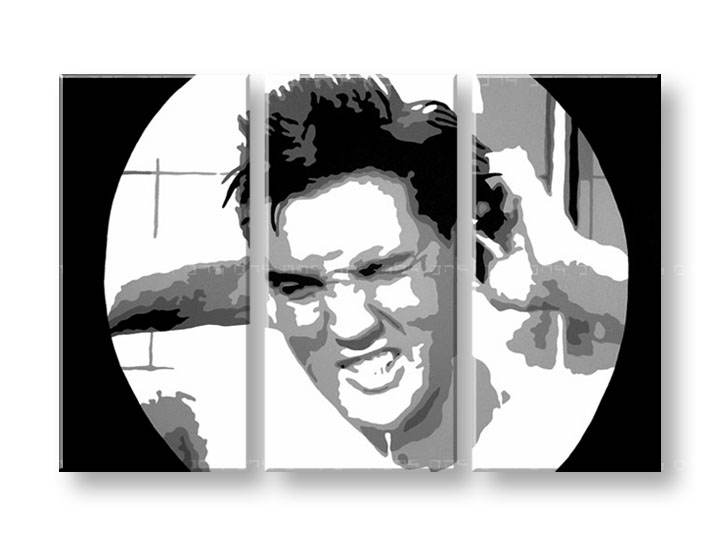 Картини за стена Pop Art ELVIS 3 части 